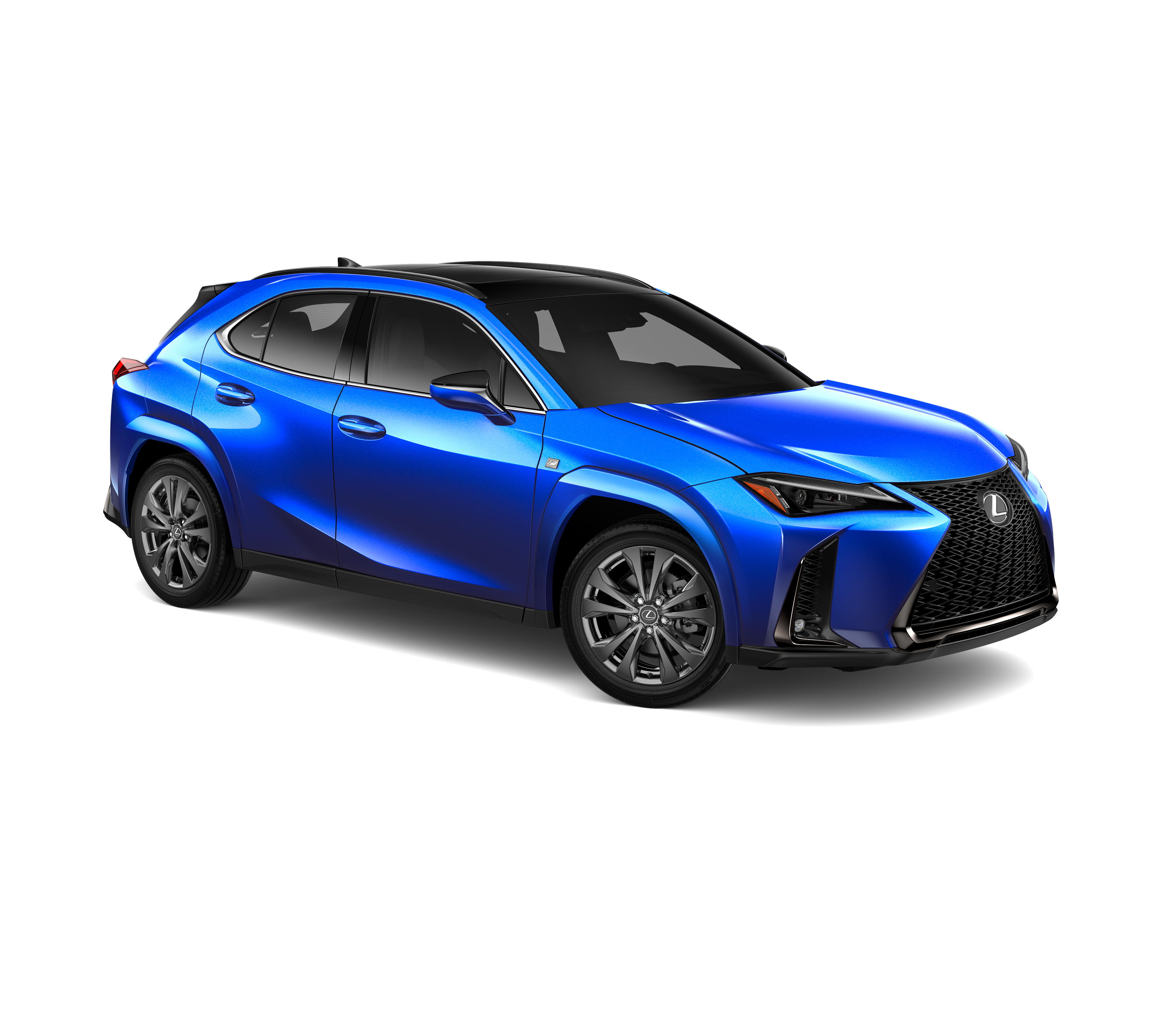 New 2026 Ultrasonic Blue Mica 2.0 with Obsidian roof Lexus UX 300h F SPORT HANDLING AWD image 4