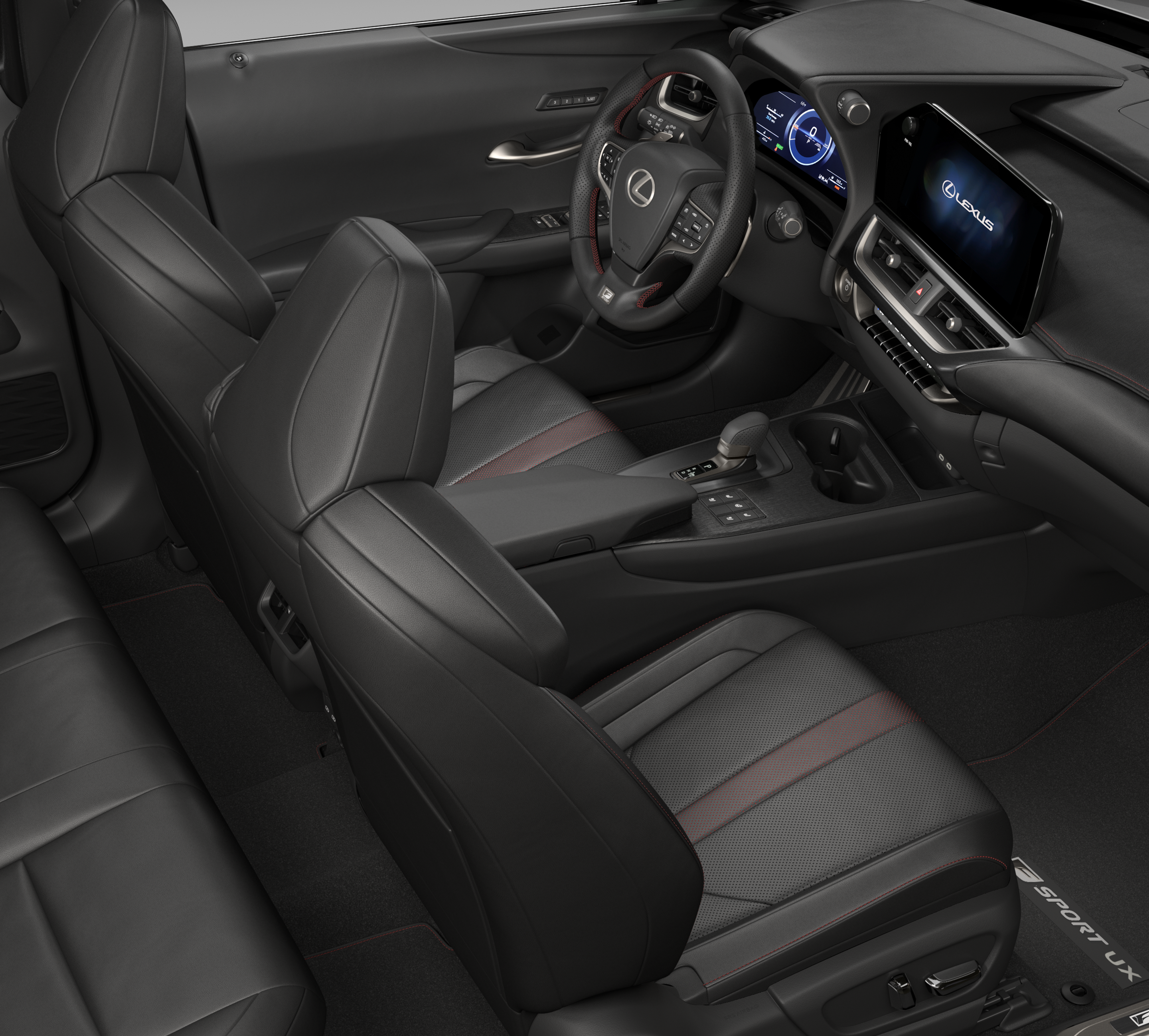 New 2026 Ultrasonic Blue Mica 2.0 with Obsidian roof Lexus UX 300h F SPORT HANDLING AWD image 7