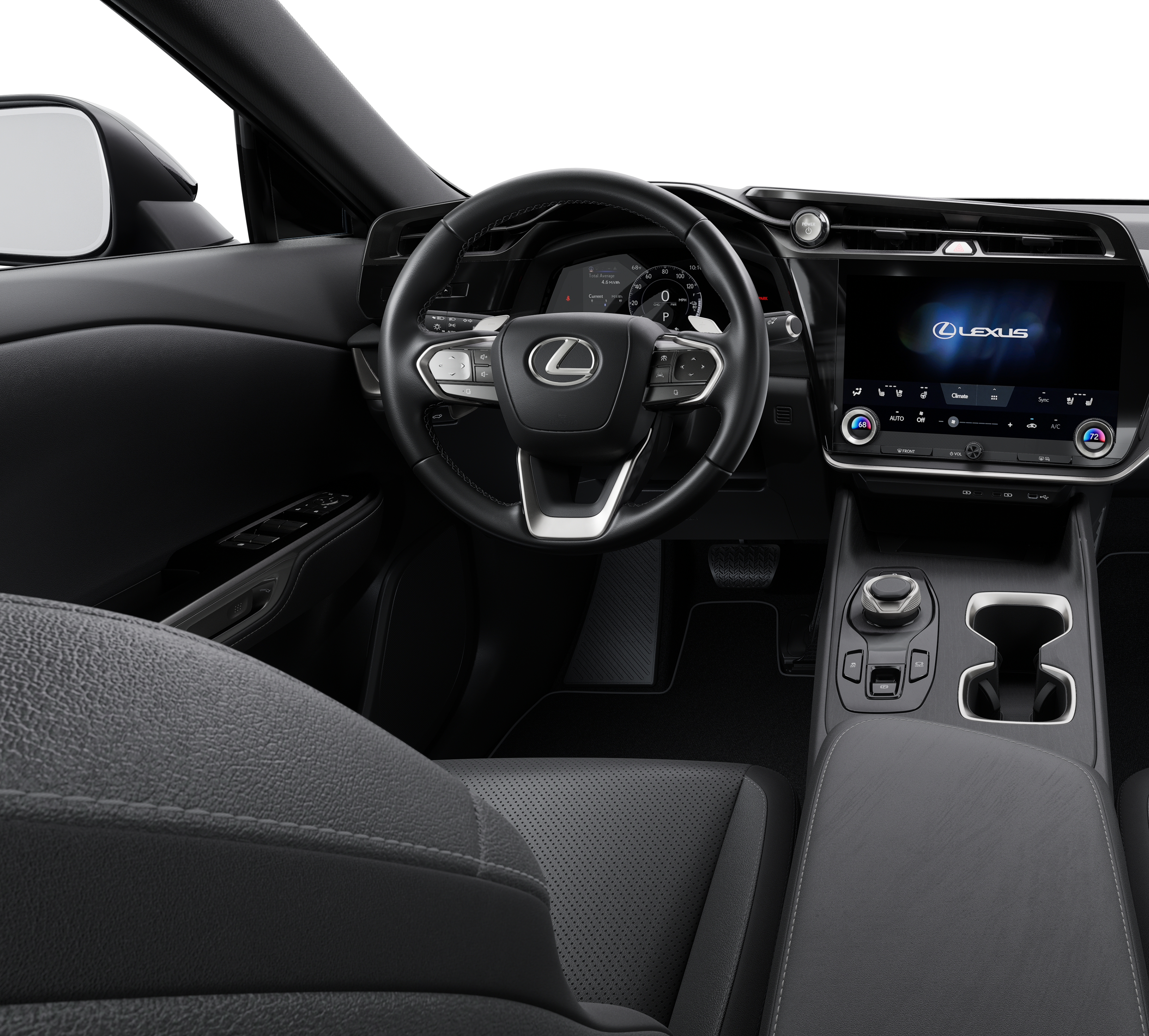 New 2026 Oxygen White Lexus  450e AWD image 6