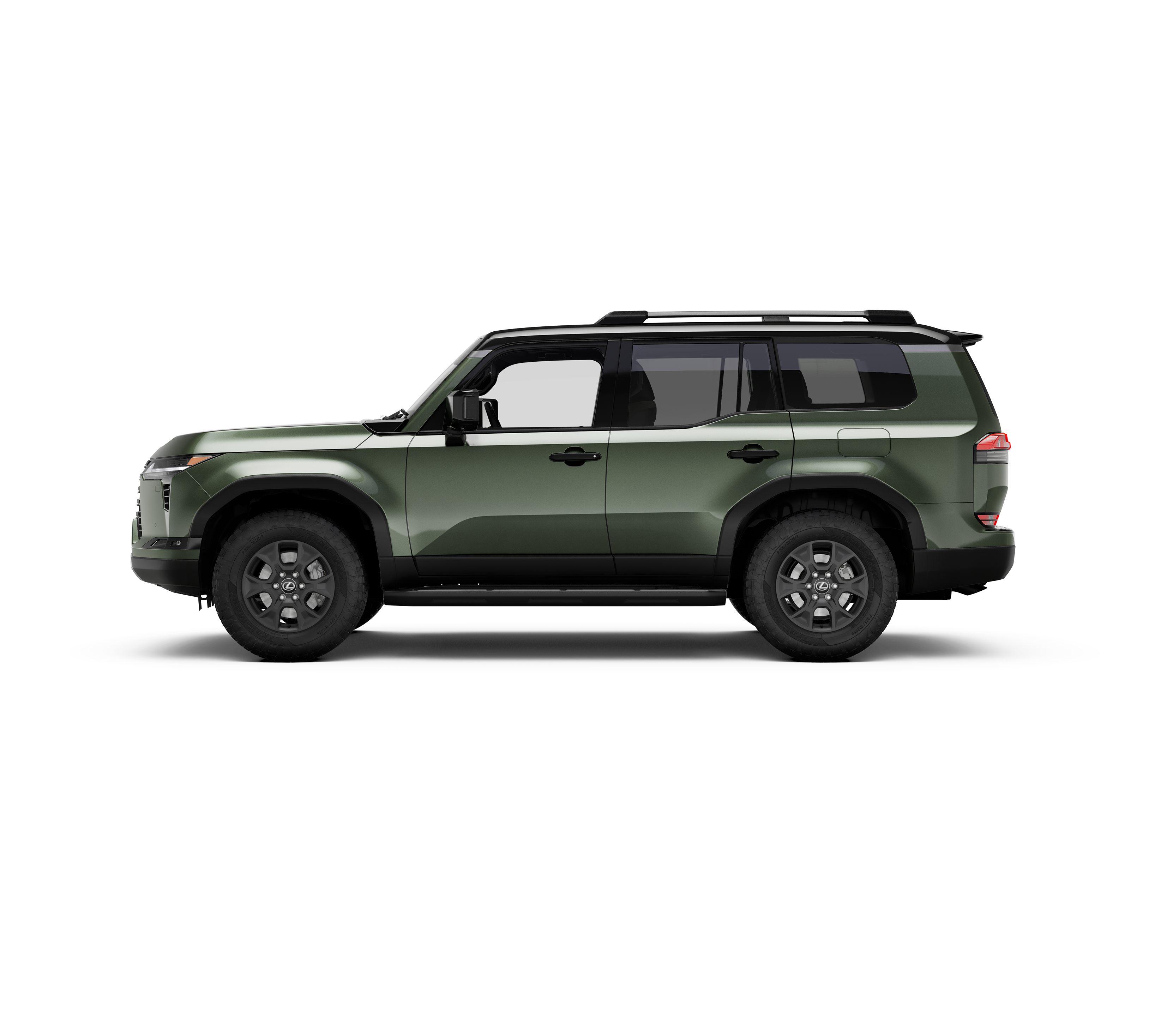 New 2026 Nori Green Pearl and Black Onyx Lexus  550 OVERTRAIL image 2