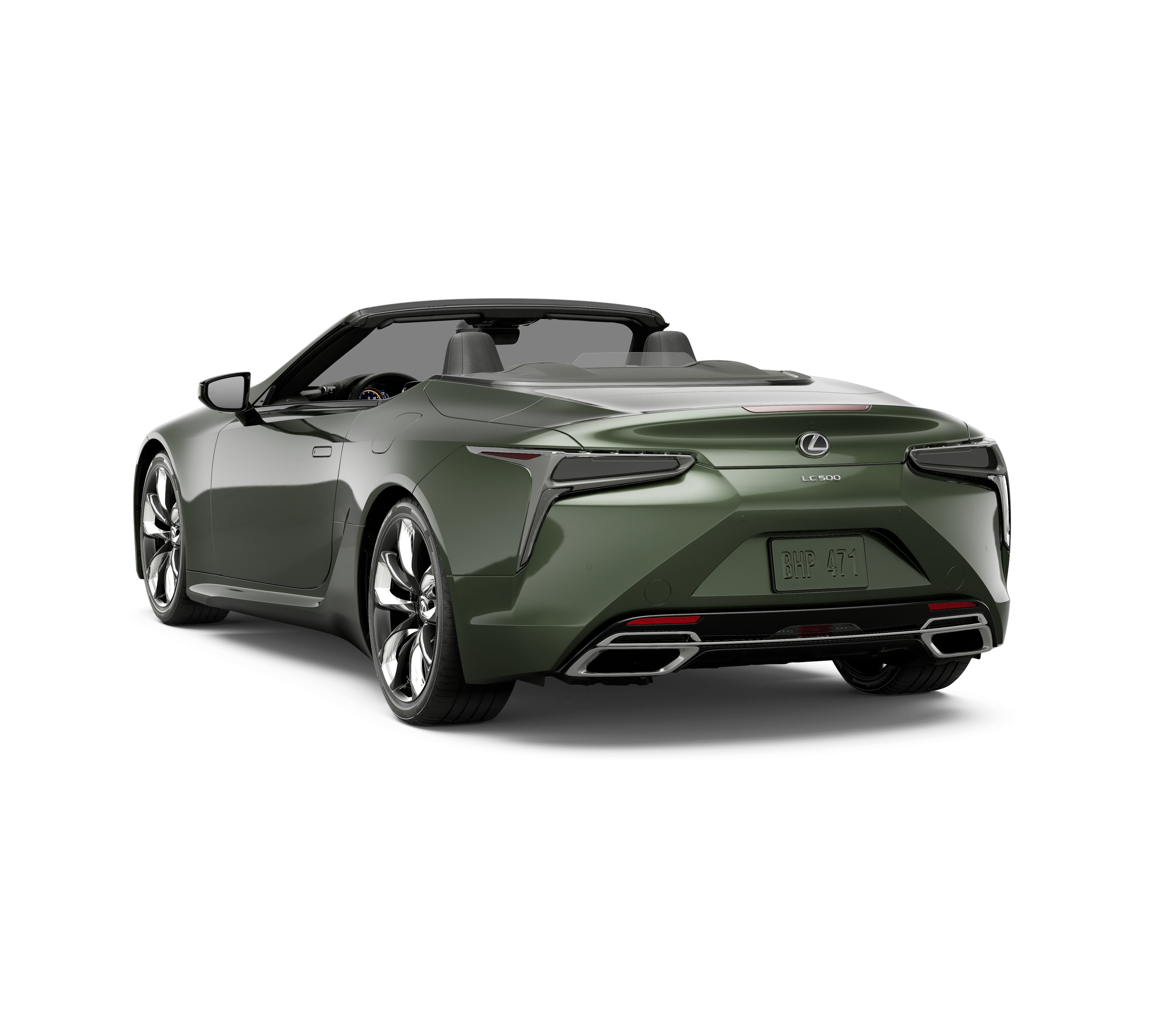 New 2026 Nori Green Pearl Lexus LC 500 CONVERTIBLE image 3
