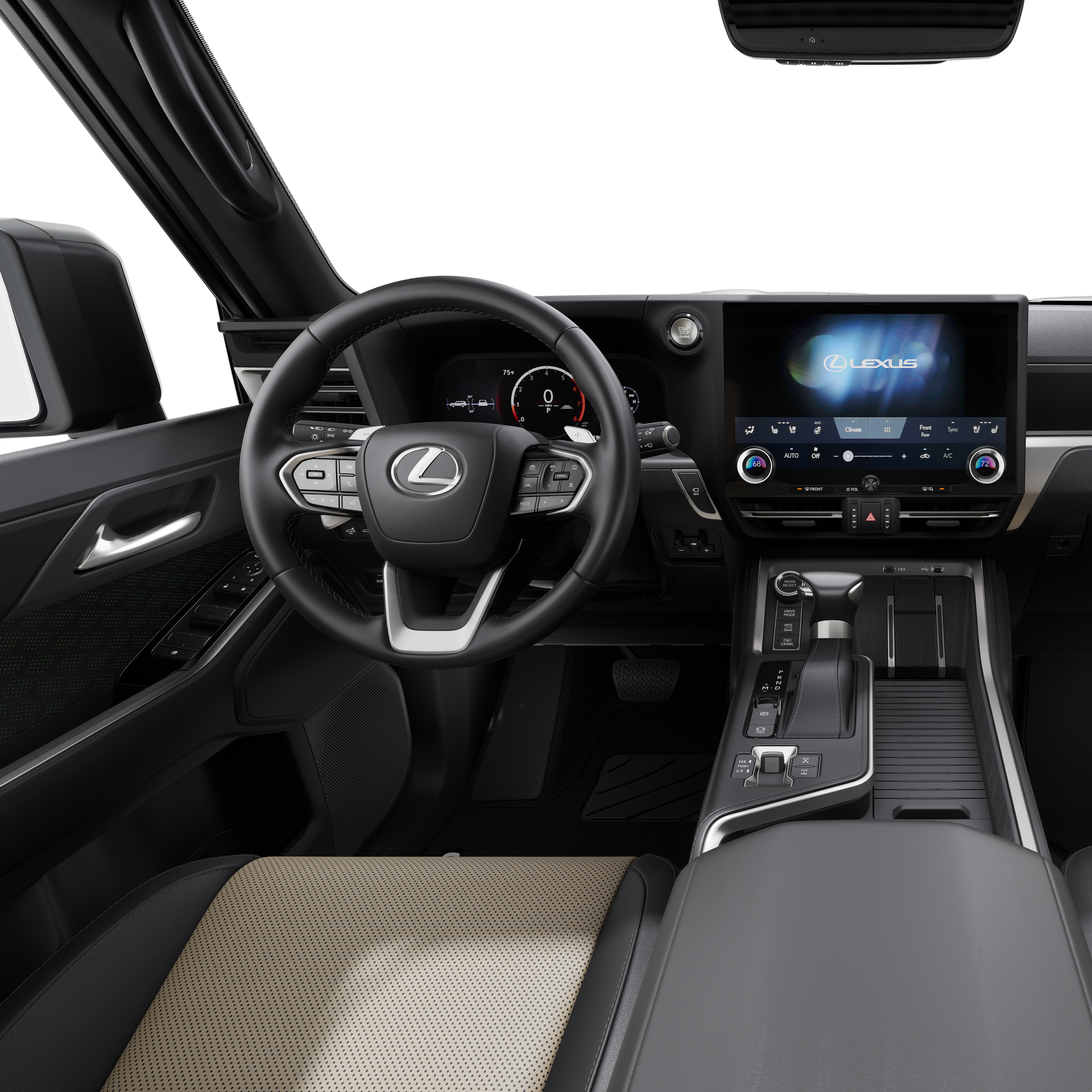 New 2027 Earth and Black Onyx Lexus  550 OVERTRAIL+ image 6