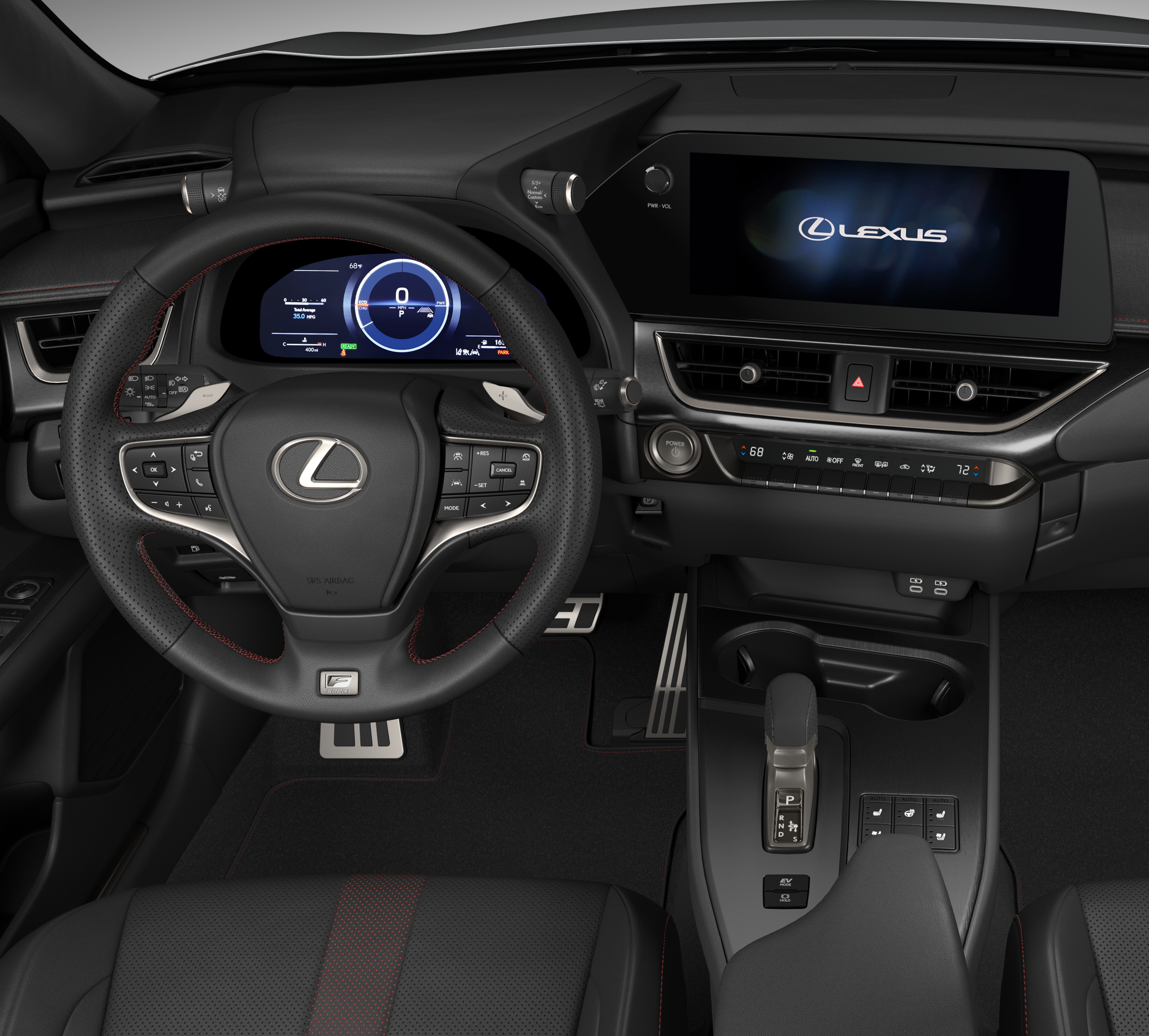 New 2026 Ultrasonic Blue Mica 2.0 with Obsidian roof Lexus UX 300h F SPORT HANDLING AWD image 6