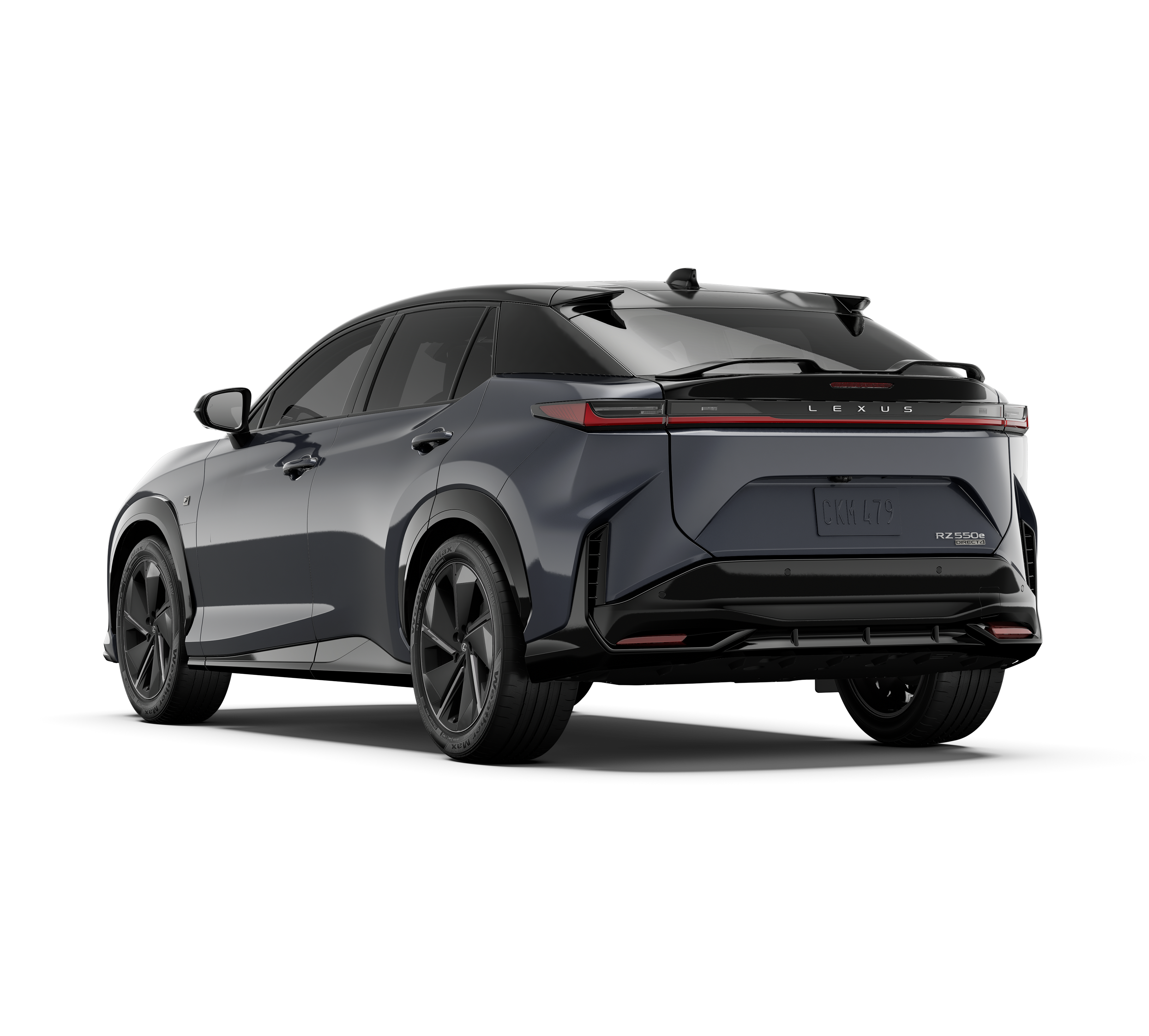 New 2026 Cloudburst Gray and Black Onyx Lexus  550e F SPORT AWD image 3