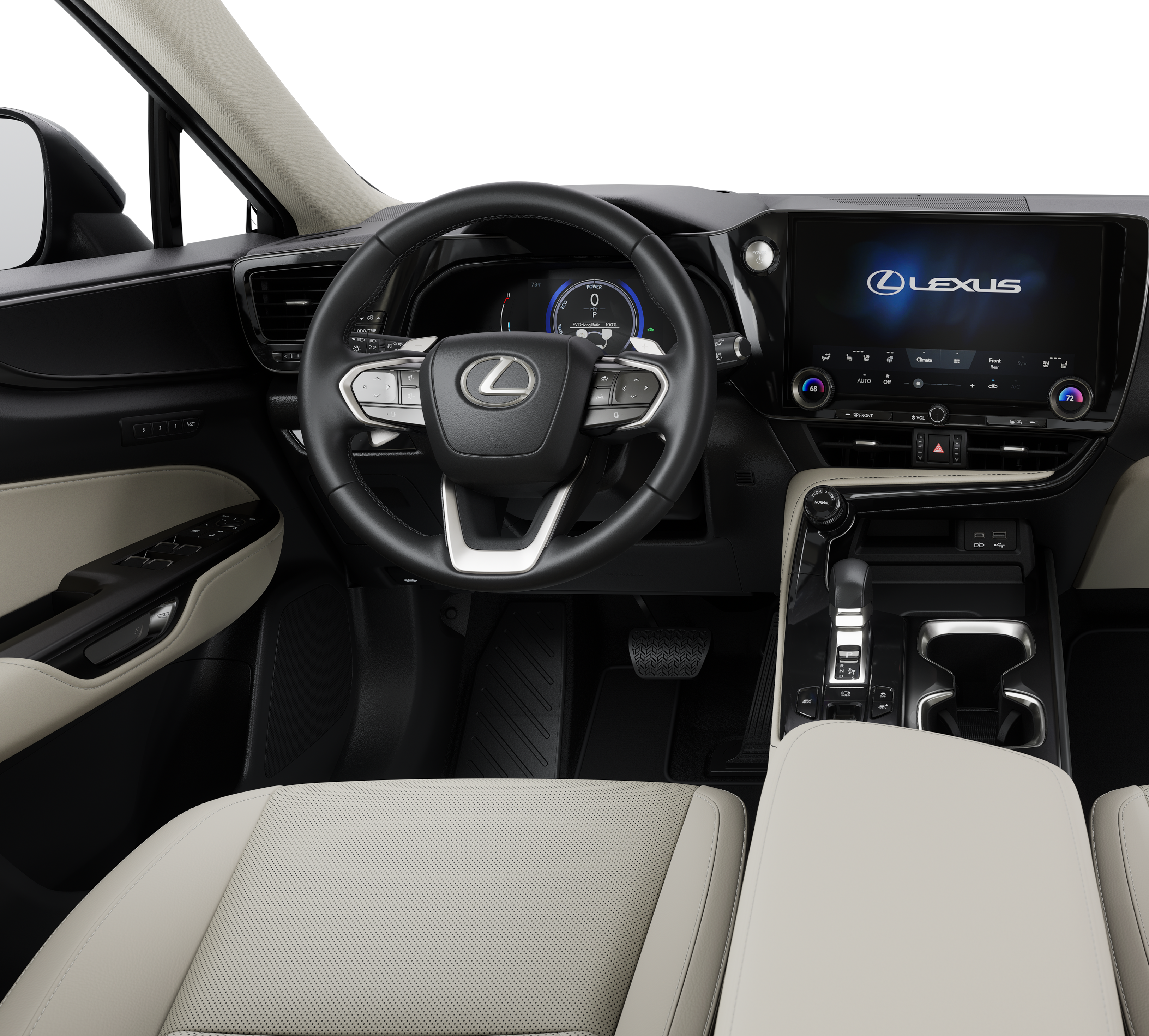 New 2026 Cloudburst Gray Lexus NX 350h LUXURY AWD image 6