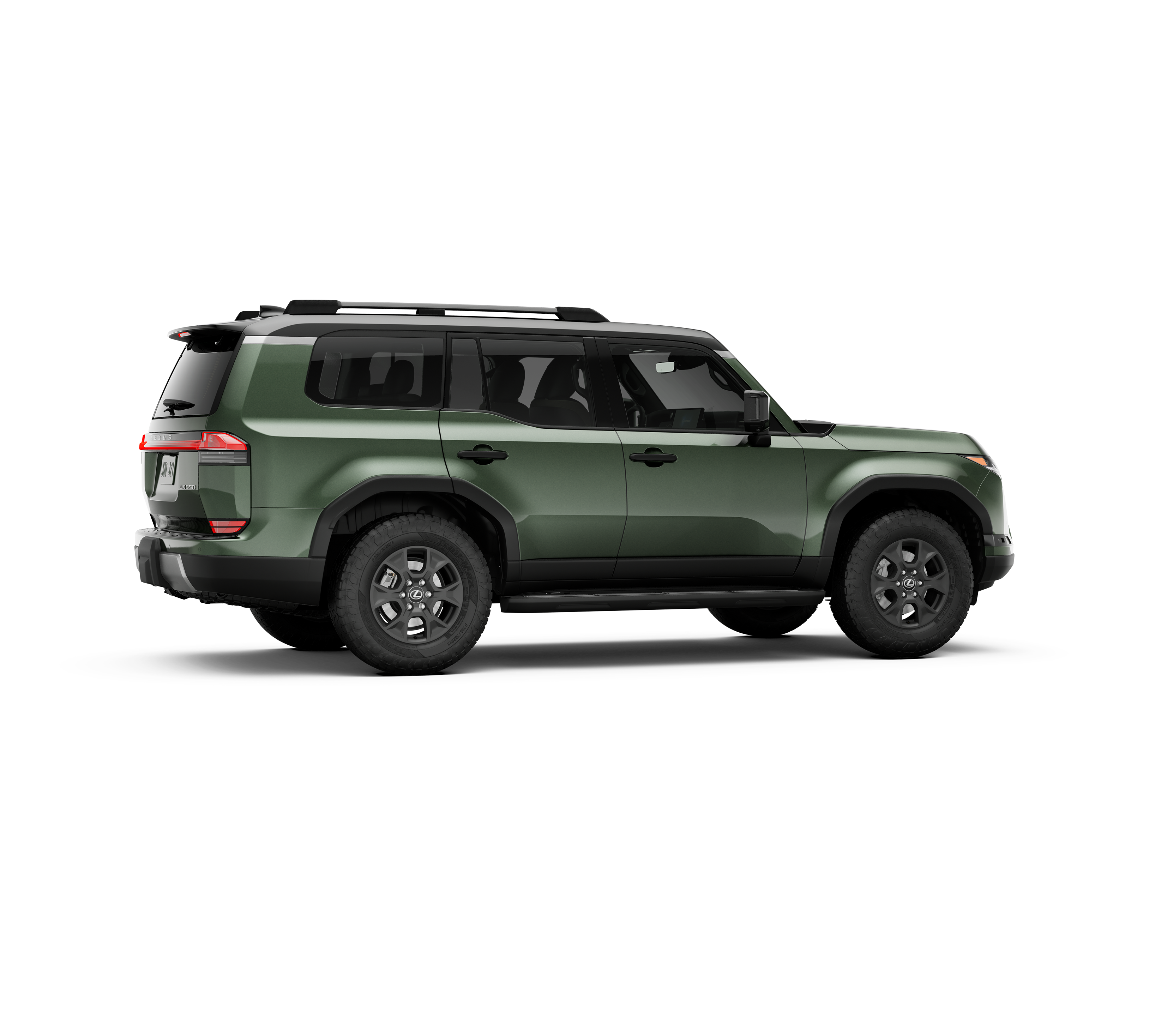 New 2026 Nori Green Pearl and Black Onyx Lexus  550 OVERTRAIL image 4