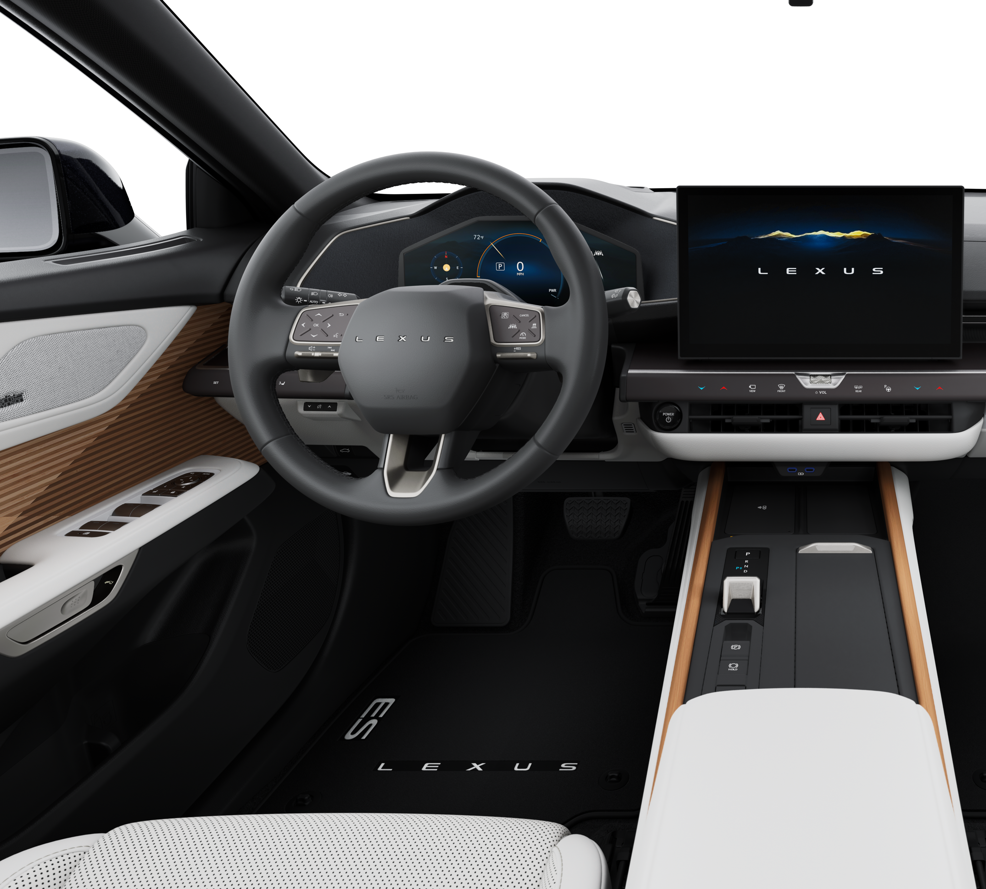 New 2026 Cloudburst Gray Lexus ES 500e LUXURY AWD image 6