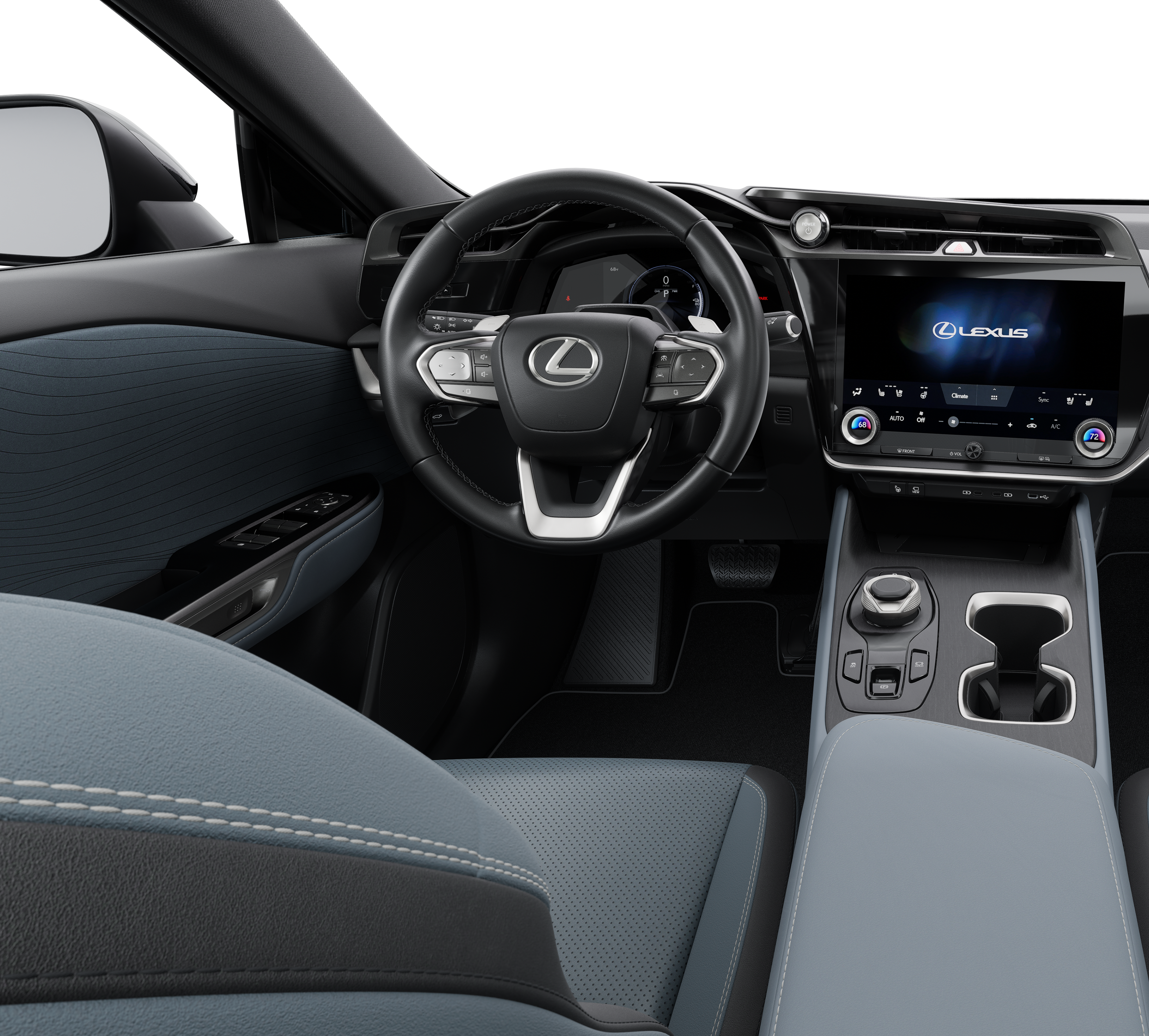 New 2026 Oxygen White Lexus  450e LUXURY AWD image 6
