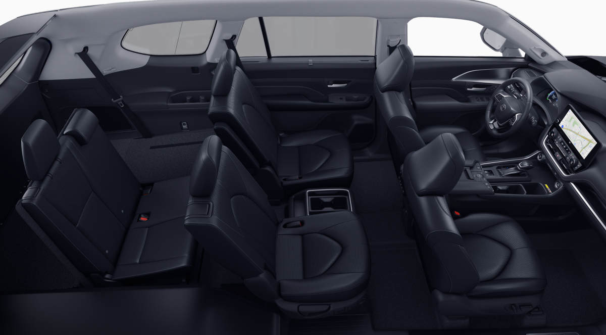 Highlander Inside New 2025 Toyota Grand Highlander Hybrid Hybrid Nightshade in Rock Hill ...